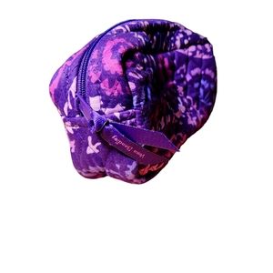 Vera Bradley purple make up bag